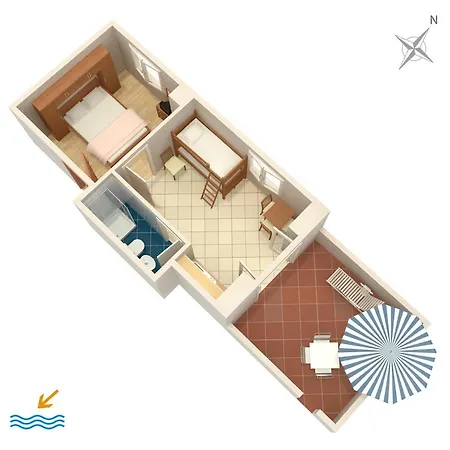 Guest house And By The Sea Slano, Dubrovnik - 2687